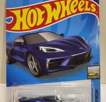 2022 HOT WHEELS SUPER TREASURE HUNT BLUE 2020 CORVETTE For Discount