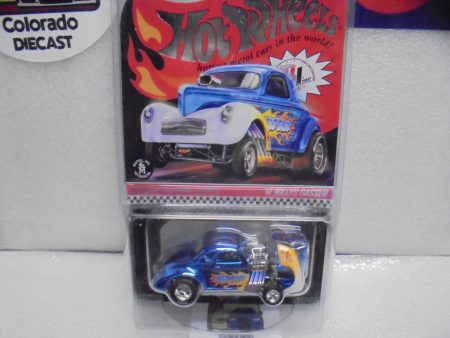 HOT WHEELS RLC Blue  41 Willy s Gasser Online now