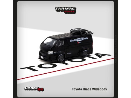 Tarmac Works 1:64 Toyota Hiace Widebody with Rack – Black – Hobby64 Discount