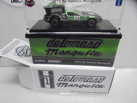 Hot Wheels RLC Exclusive Green 1971 De Tomaso Mangusto  Mongoose  T5A Online