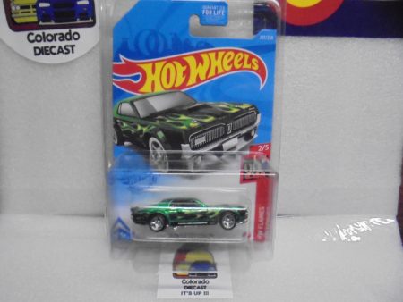 2021 HOT WHEELS COLLECTOR SUPER TREASURE HUNT GREEN  68 MERCURY COUGAR Online Sale