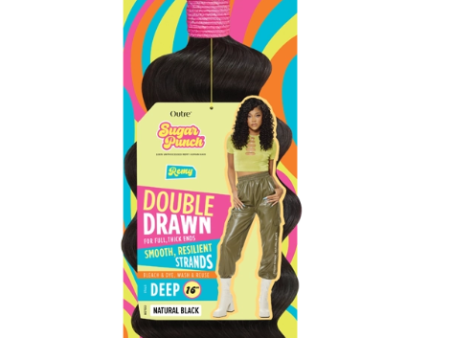 Sugar Punch Deep 16  Double Drawn Remy Hair Extensions Sale