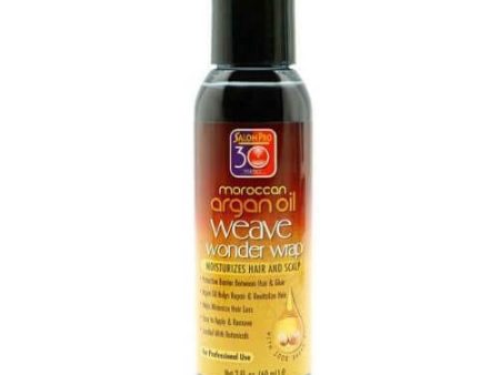 Salon Pro 30 Sec Moroccan Argan Oil Weave Wonder Wrap Black 2 oz For Cheap