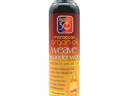 Salon Pro 30 Sec Moroccan Argan Oil Weave Wonder Wrap Black 8 oz Discount