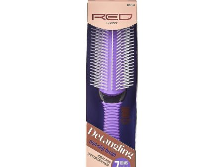 Red by Kiss Detangling Non-Slip Brush (7 Rows) - HH46 Online now