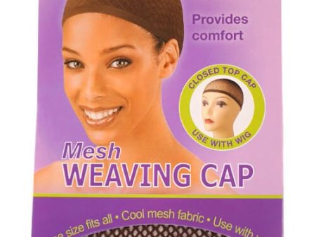 Annie Ms. Remi Mesh Weaving Cap Dark Brown #4455 Cheap