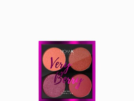 Nicka K Very Berry Blush and Highlighter Palette - FL0402 Supply