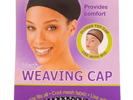 Annie Ms. Remi Mesh Weaving Cap Black #4472 on Sale