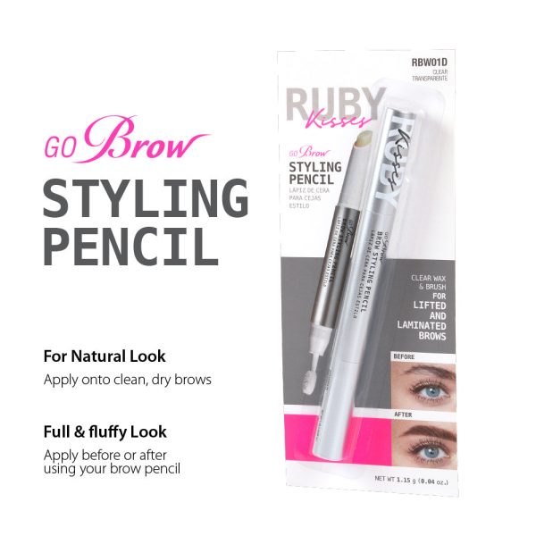 Ruby Kisses Brow Wax Styling Pencil RBW01 For Discount