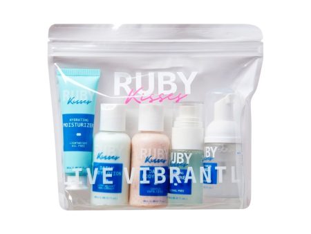 Ruby Kisses Complete Hydration Skincare Travel Set Supply