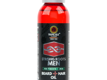 Tropic Isle Living Strong Roots Men Beard + Hair Oil 4 oz MSR120 For Cheap