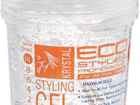 Eco Style Krystal Professional Styling Gel 16 oz Online Hot Sale