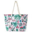 Hand Drawn Jungle Life Print Beach Tote Bag MB-0259 Online now