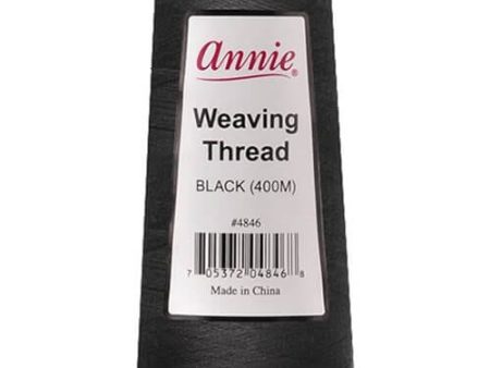 Annie Weaving Thread 400M Black #4846 Sale