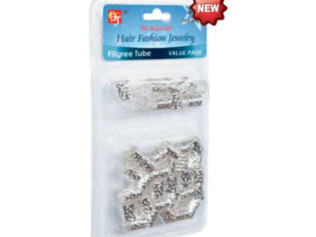 Beauty Town Filigree Tube Silver Discount