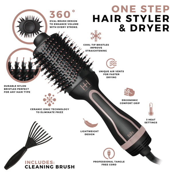 H&H One Step Hair Styler & Dryer 5908 For Cheap