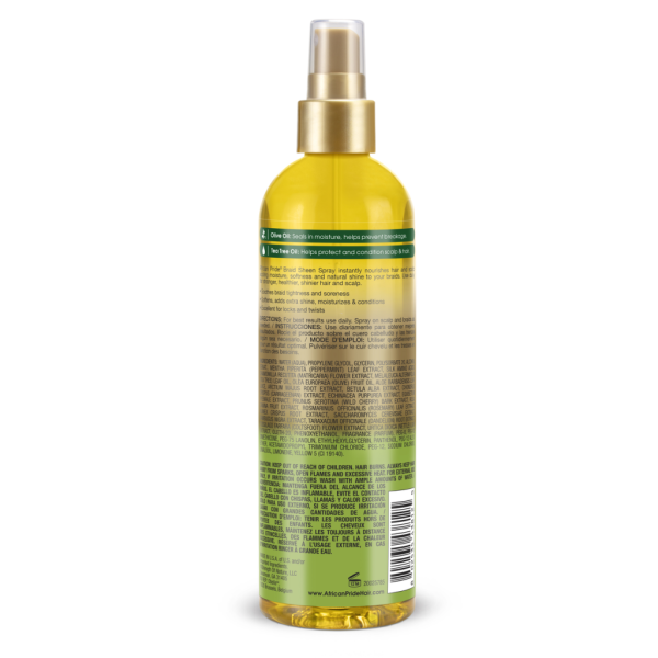 African Pride Olive Miracle Braid Sheen Spray Regular 12 oz For Cheap