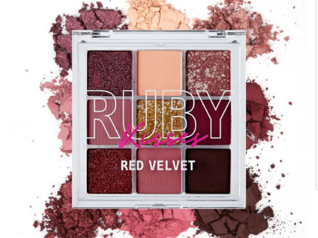 Ruby Kisses Makeup Palette Red Velvet Single RMPS17 Online now