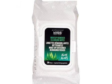 Kiss Professional Aloe Makeup Remover Wipes 36ct Supply