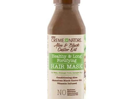 Creme of Nature Aloe and Black Castor Oil Healthy and Long Fortifying Hair Mask 12 oz Online