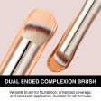 Kiss New York Professional Dual Ended Complexion Makeup Brush Hot on Sale