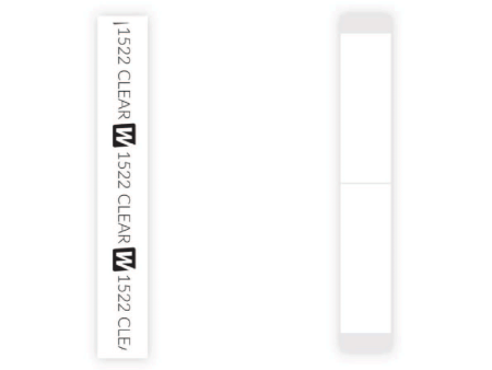 Clear Tape Straight Strips 1 2  x 3  #1522 Walker Tape For Sale