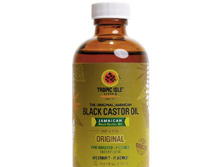 Tropic Isle Living 100% Pure Jamaican Black Castor Oil 4 oz Cheap