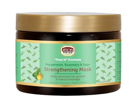 African Pride Peppermint Rosemary Sage Mask 12 oz For Sale