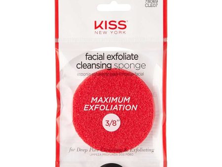 Kiss New York Facial Exfoliate Cleansing Sponge 3 8 -CLE07 Online Sale