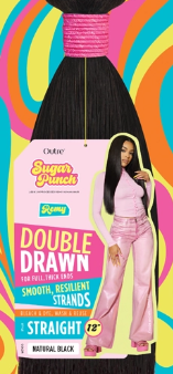 Sugar Punch Straight 24  Double Drawn Remy Hair Extensions For Cheap