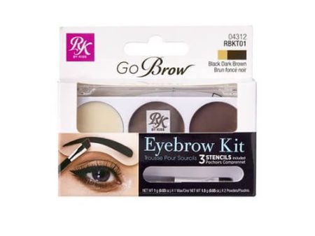 Ruby Kisses Go Brow Eyebrow Kit - RBKT Hot on Sale