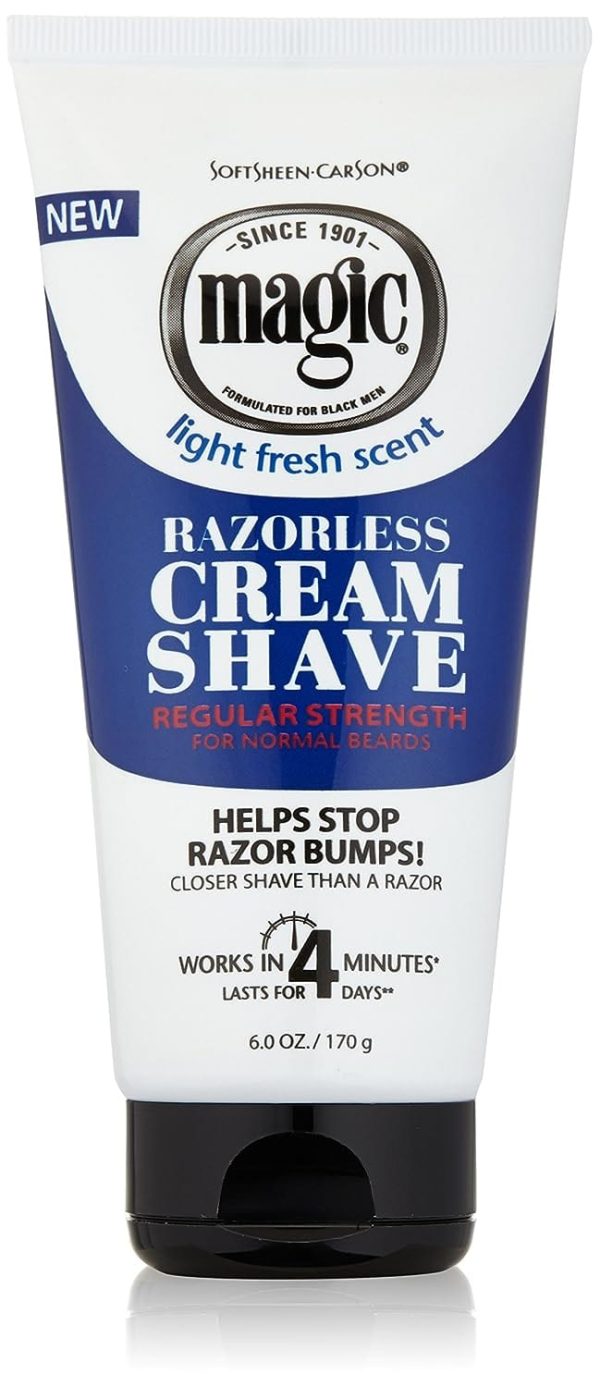 SoftSheen Carson Magic Regular Strength Razorless Cream Shave 6 oz Online Sale