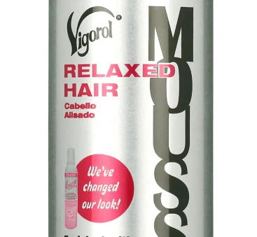 Vigorol Relaxed Hair Mousse 12 oz Hot on Sale