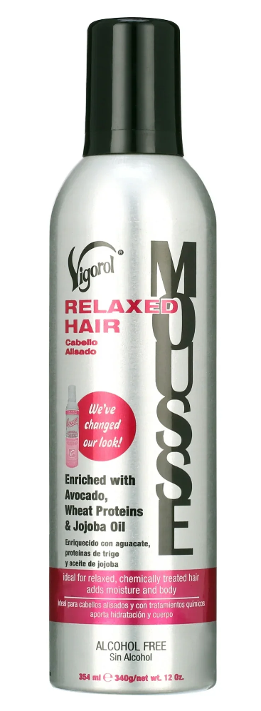 Vigorol Relaxed Hair Mousse 12 oz Hot on Sale