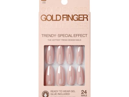 Gold Finger Special Effect Nails French Glazed GSF12 Sale