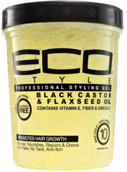 Eco Black Castor Flaxseed Oil 12oz For Cheap