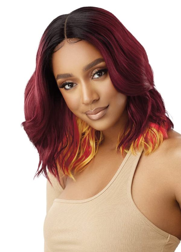 Color Bomb Lace Front Wig Marina 14  For Discount