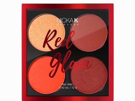 Nicka K New York Red Glam Blush and Highlighter Palette FL0403 For Discount