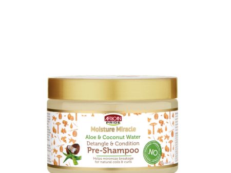 African Pride Moisture Miracle Aloe & Coconut Water Pre-Shampoo 12 oz Online now