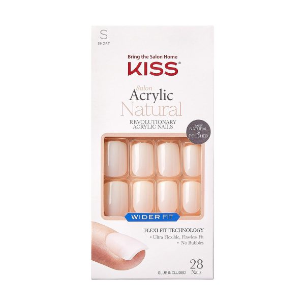 KS Salon Acrylic Nails French Rome Wide Fit SFW50 For Sale