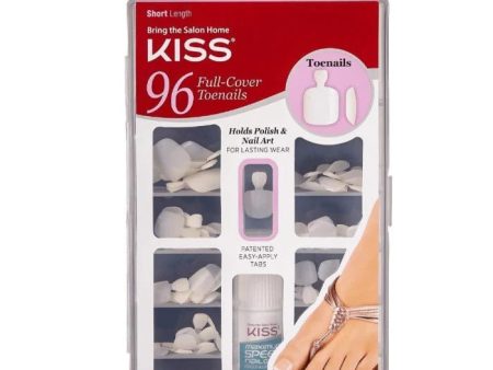 Kiss Short Length 96 Full-Cover Toenails 50543 #96TN01 Online Sale