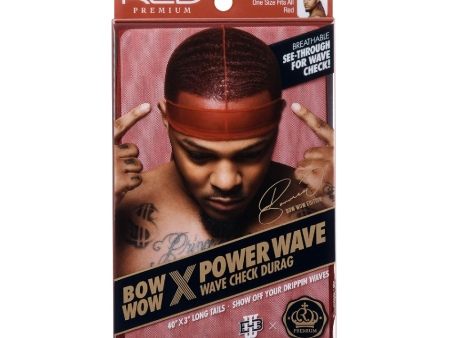 Red by Kiss Bow Wow X Power Wave Wave Check Durag HD For Discount