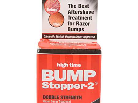 High Time Bump Stopper-2 Razor Bump Treatment Double Strength .5 oz Supply