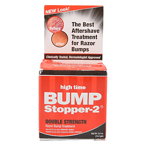 High Time Bump Stopper-2 Razor Bump Treatment Double Strength .5 oz Supply