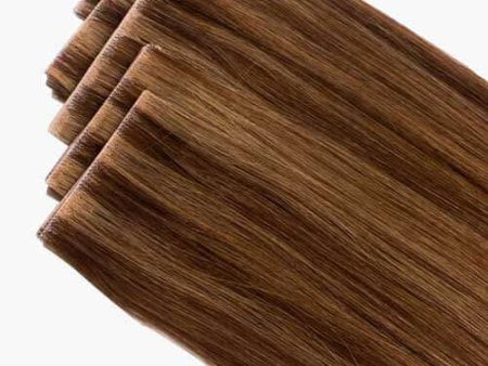 The Hair Shop Skin Weft Tape-In Extensions Straight 14  24 PC Pack Supply