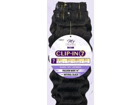 Outre My Tresses 7 PC Clip In Extensions Passion Wave 14  Supply