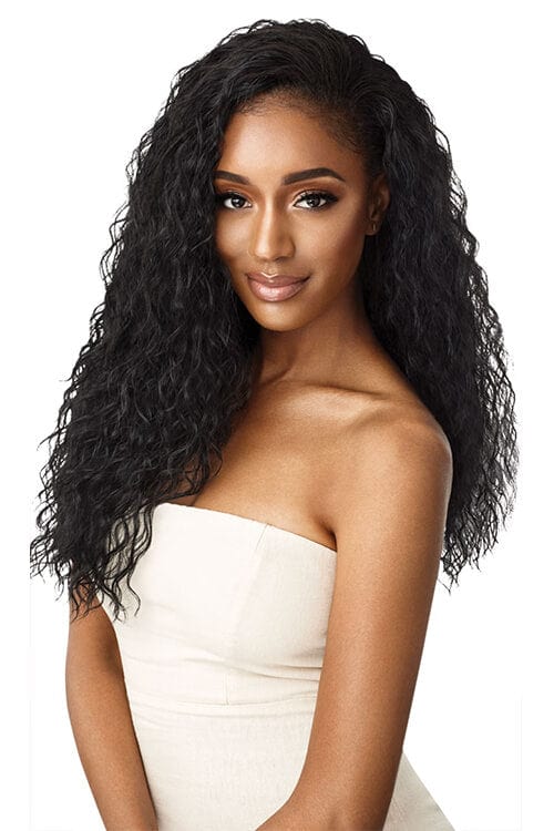 Outre Quick Weave Wet & Wavy Beach Curl 24  Synthetic Half Wig Online now