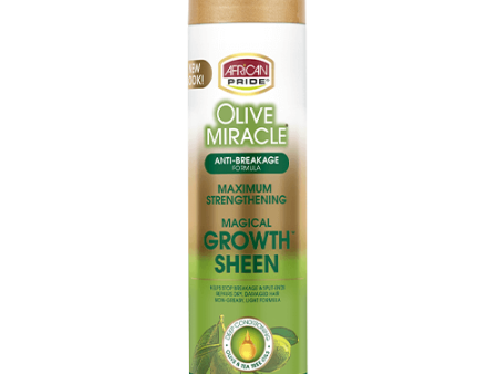 African Pride Olive Miracle Magical Growth Sheen Spray 8 oz Cheap