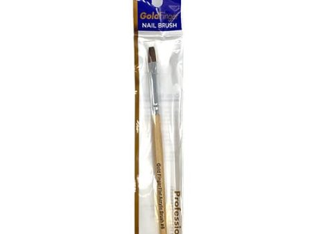 Goldfinger Flat Acrylic Nail Brush #6 Cheap