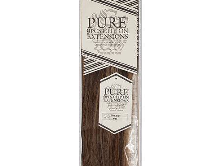 Hair Couture Pure 9PC Straight 18  Clip In Extensions For Cheap